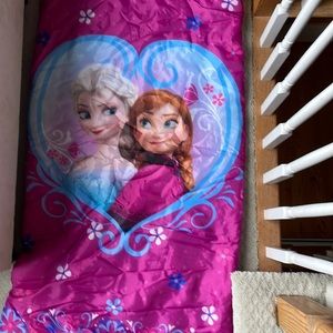 Frozen sleeping bag
